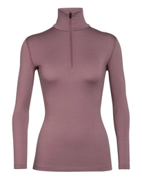 Longsleeve Icebreaker 260 Tech LS Half Zip Suede Damen