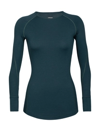 Longsleeve Icebreaker 260 Zone LS Crewe Nightfall Damen