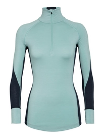 Longsleeve Icebreaker Women 260 Zone LS Half Zip Hydro