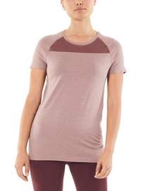 Ondershirt Icebreaker Women Motion Seamless SS Crewe Suede