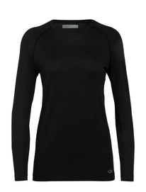 Longsleeve Icebreaker Women Motion Seamless LS Crewe Black