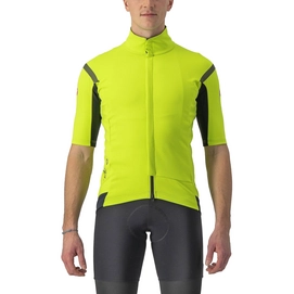 Veste de Cyclisme Castelli Men Gabba Ros 2 Electric Lime Dark Gray-S
