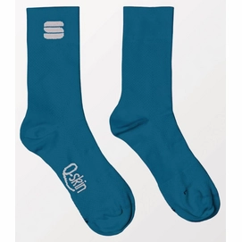 Fahrradsocke Sportful Matchy Socks Berry Blue-Schuhgröße 36 - 39