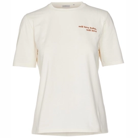 T-Shirt Covers & Co Fiona Uni Ecru Damen-XS