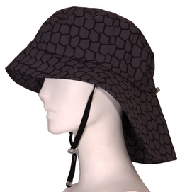 Vissershoed Happy Rainy Days Becky Voronoi Black Iron