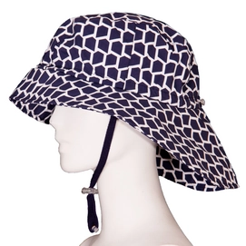Chapeau de Pêche Happy Rainy Days Fisherman's Nicky Voronoi Bleu Blanc