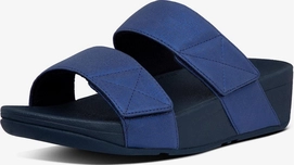 FitFlop Mina Shimmer Slides Midnight Navy