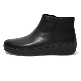 FitFlop Women Sumi Ankle Boot Leather All Black-Schoenmaat 37