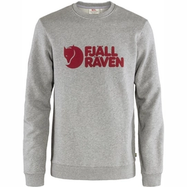 Pullover Fjällräven Logo Sweater M Grey-Melange Herren