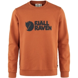 Pull Fjallraven Men Fjallraven Logo Sweater Terracotta Brown-M