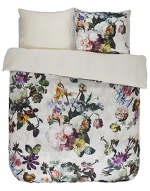 Taies d'oreiller Essenza Fleur Ecru Satin de Coton (50 x 75 cm)