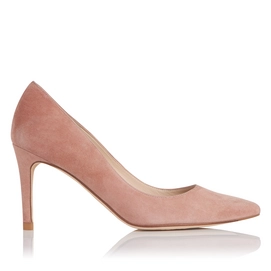 L.K. Bennett Floret Suede Dark Pink
