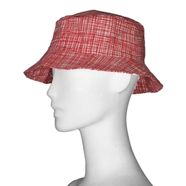 Regenhoed Happy Rainy Days Foldable Romy Strokes Red White
