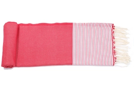 Fouta Call It Nid Abeille Fines Red