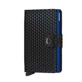 Portemonnee Secrid Miniwallet Special Cubic Black Blue