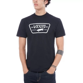 T-Shirt Vans Men Full Patch Black White