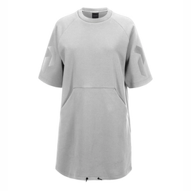 Kleid Peak Performance Women Tech Short-Sleeved Dress Med Grey Mel Damen