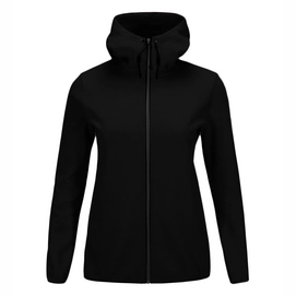 Vest Peak Performance Women Tech Zipped Hooded Sweater Black