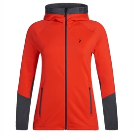 Vest Peak Performance Women Rider Zip Hood Racing Red 2021