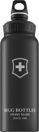 Wasserflasche Sigg WMB Swiss Emblem Touch Schwarz 1,0L