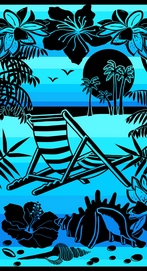 Serviette de Plage Le Comptoir De La Plage Longbeach Galapagos