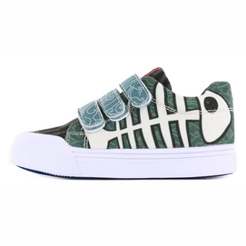 Chaussures Go Banana's Boys Velcro To the Bone Vert Gris Rouge-Taille 20