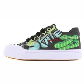 Sneaker Go Banana's Skate Snake Grey Green Black Jungen-Schuhgröße 20