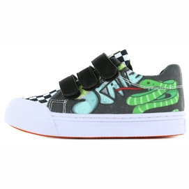 Sneaker Go Banana's Boys Klittenband Skate Snake Grey Green Black-Schoenmaat 35