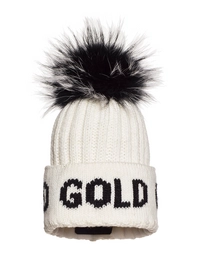 Bonnet Goldbergh Women Hodd Real Fur White