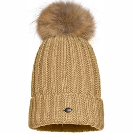 Hat Goldbergh Women Una Beanie Real Raccoon Fur Latte