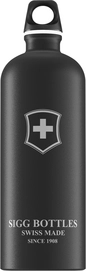 Water Bottle Sigg Swiss Emblem Touch Black 1.0L