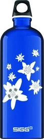 Wasserflasche Sigg Edelweiß Clear 1L