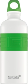 Water Bottle Sigg CYD Pure White Touch Green 0.6L