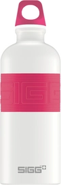 Wasserflasche Sigg CYD Pures Weiß Touch Pink 0,6L