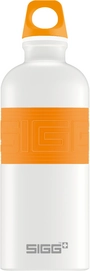 Wasserflasche Sigg CYD Pures Weiß Touch Orange 0.6L
