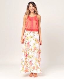 Jurk Rip Curl Women Island Long Dress Coral