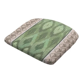 Zitkussen Madison Ikatin Green (46 x 48 cm)