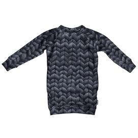 Sweater Dress SNURK Twirre Steel Grey Kinder-Größe 128