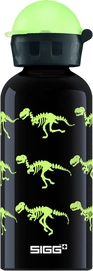Waterfles Sigg Glow Walking Dinos Clear 0.4L