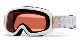 Smith Gambler Junior White Fairytale Frame Rose Copper Skibril