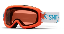 Smith Gambler Junior Neon Orange Dino Frame Rose Copper Skibril