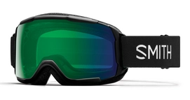 Skibril Smith Kids Grom Black / ChromaPop Everyday Green Mirror