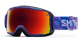 Smith Grom Junior Ultraviolet Dollop Frame Red Sol-X Mirror Skibril