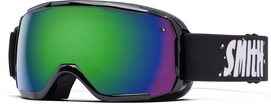Skibril Smith Grom Black Frame Green Sol X Mirror Lens