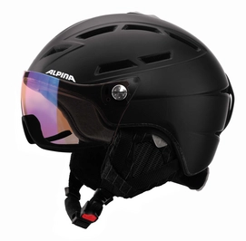 Skihelm Alpina Griva Visor VHM Schwarz Matt