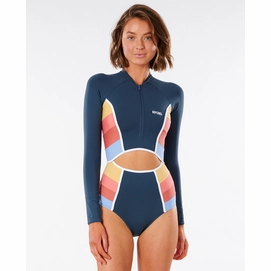 Badeanzug Rip Curl Golden State L/S Cheeky Navy Damen