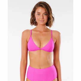Bikinitop Rip Curl Women Premium Surf Banded Fixed Tri Pink