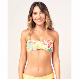 Bikinitop Rip Curl Still In Paradise Bandeau Bright Yellow Damen