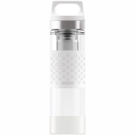 Water Bottle Sigg Hot Cold Glass WMB White 0.4L