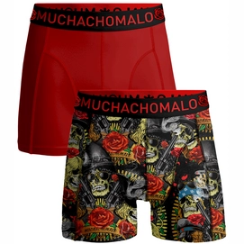 Boxer Shorts Muchachomalo Boys Shorts Price Guns 'N Roses Print/ Red (2-pack)